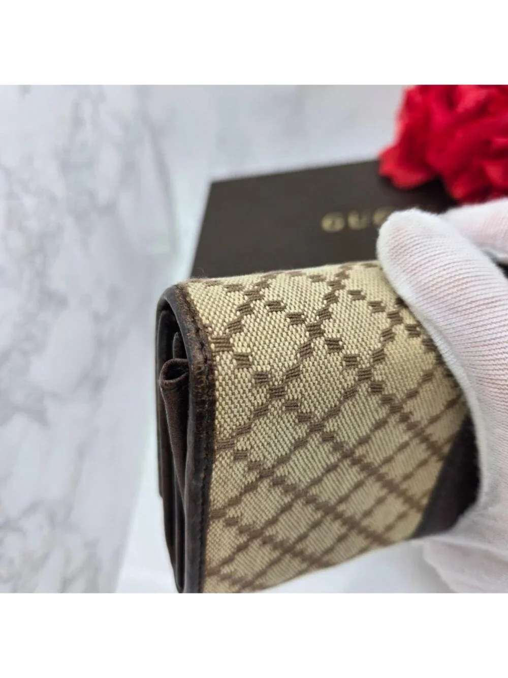 Gucci Wallet Horsebit Diamante - Picture 6 of 15